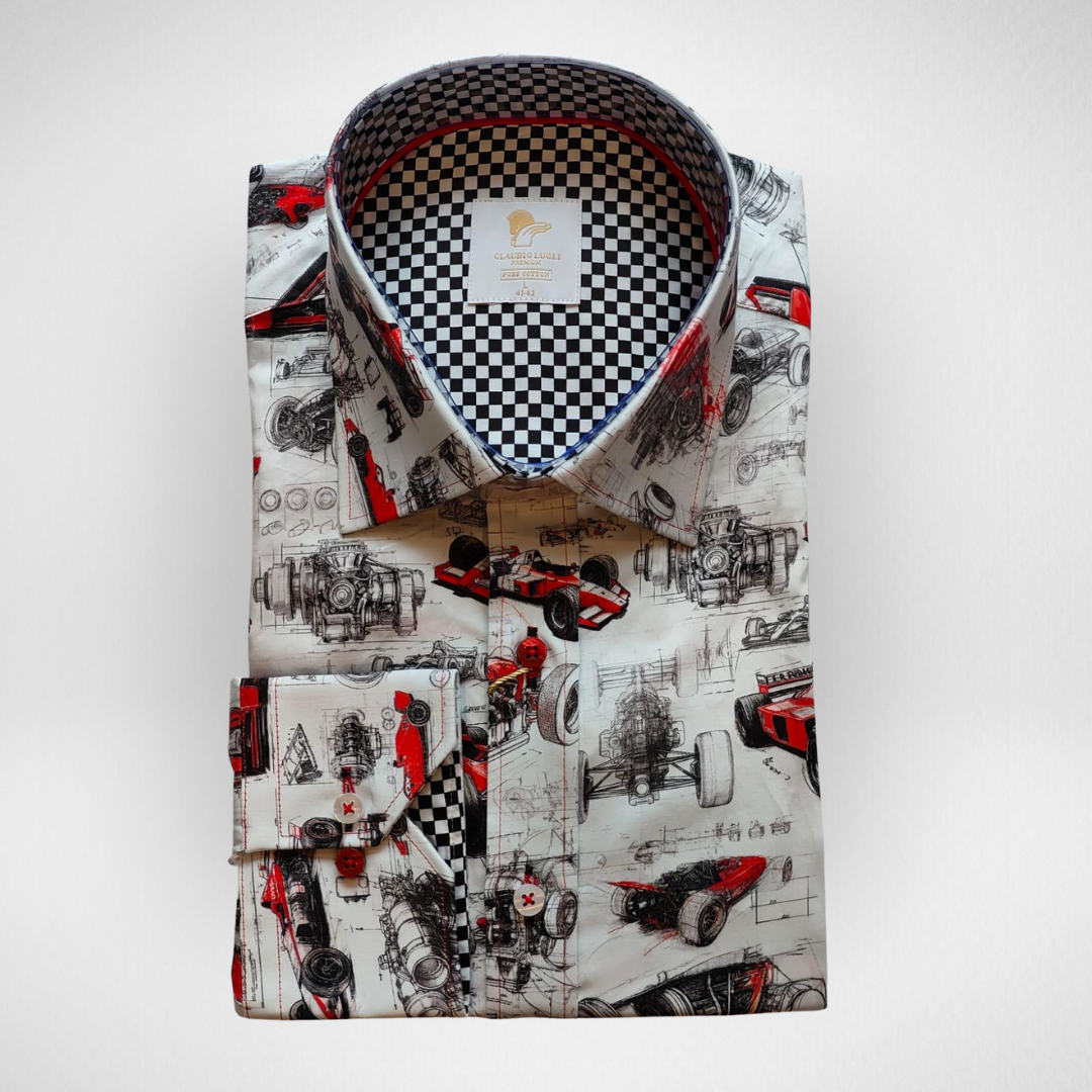 Claudio Lugli F1 Print Shirt