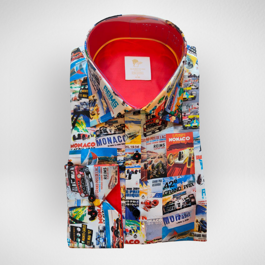 Claudio Lugli Monaco Print Shirt