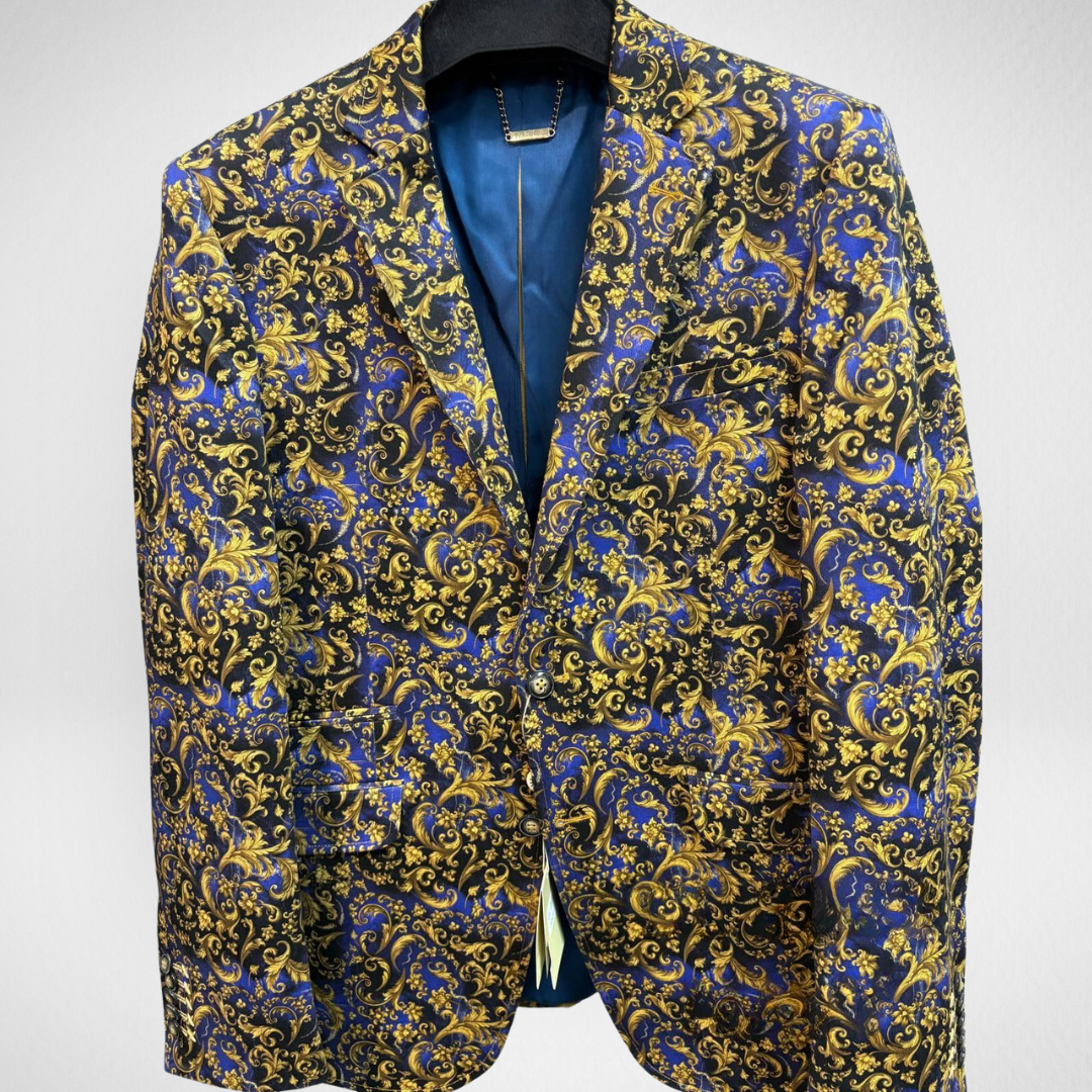 Claudio Lugli Royal Baroque Gold & Sapphire Jacket