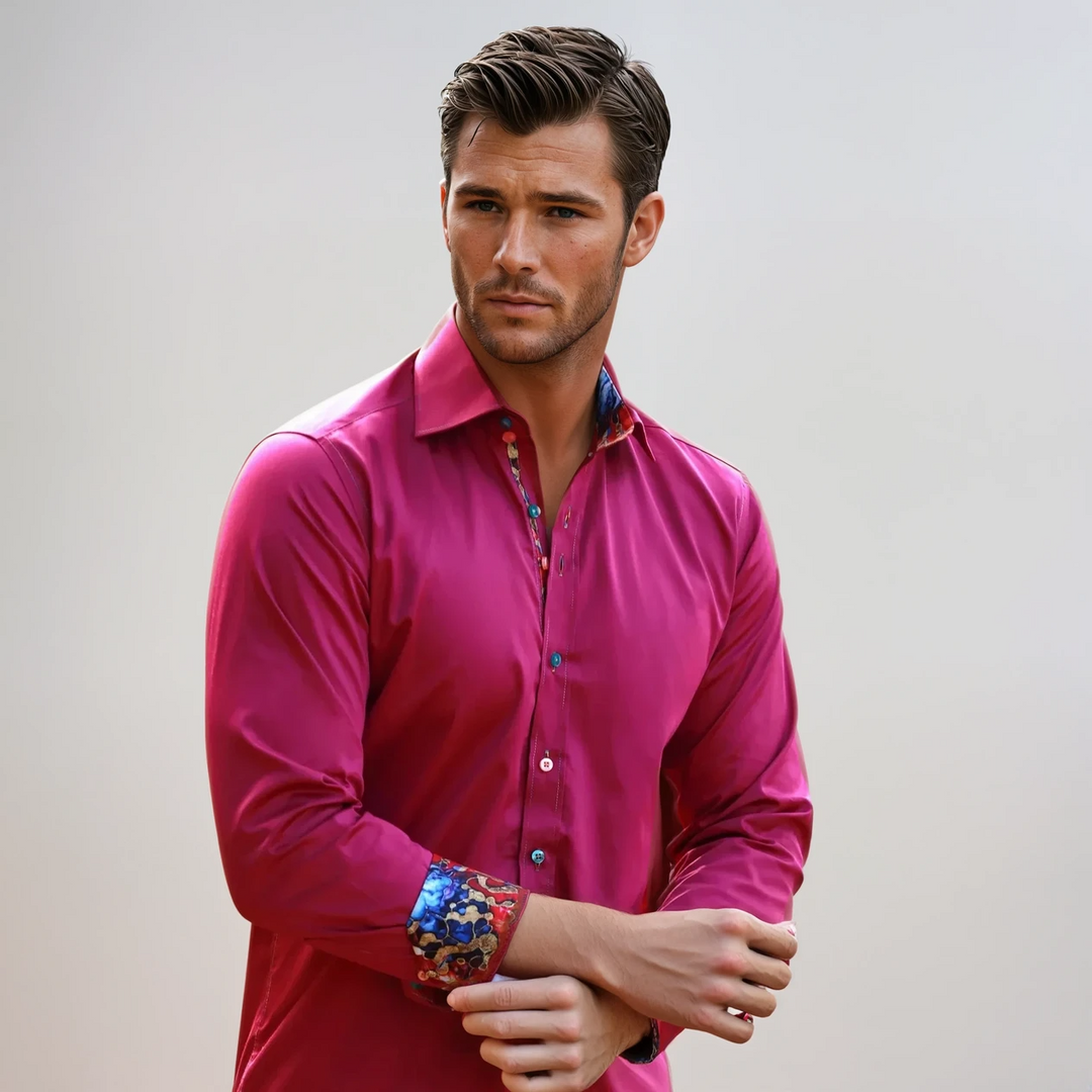 Claudio Lugli Classic Fuschia Shirt