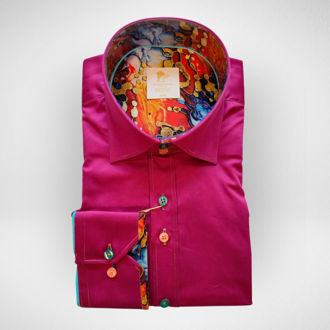 Claudio Lugli Classic Fuschia Shirt