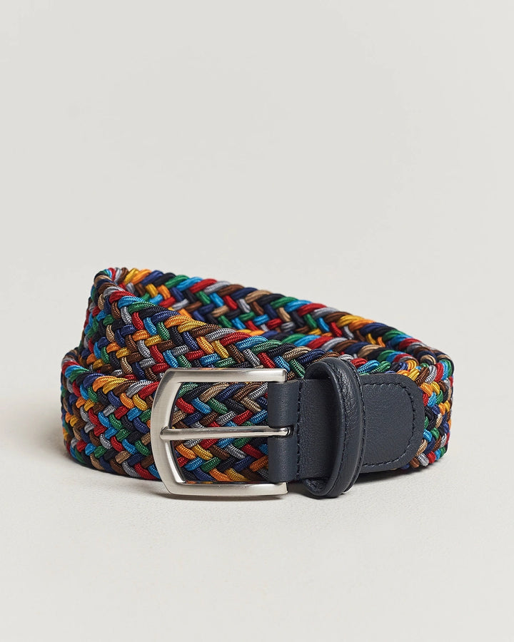 Anderson's Elastic Woven Dark Multi Belt