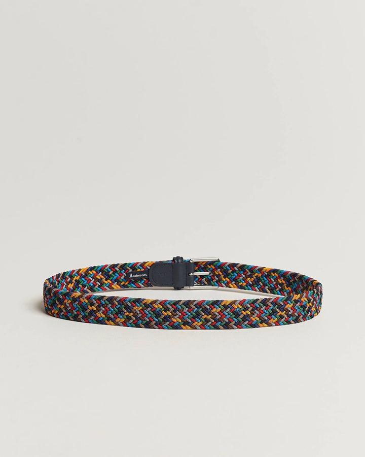 Anderson's Elastic Woven Dark Multi Belt