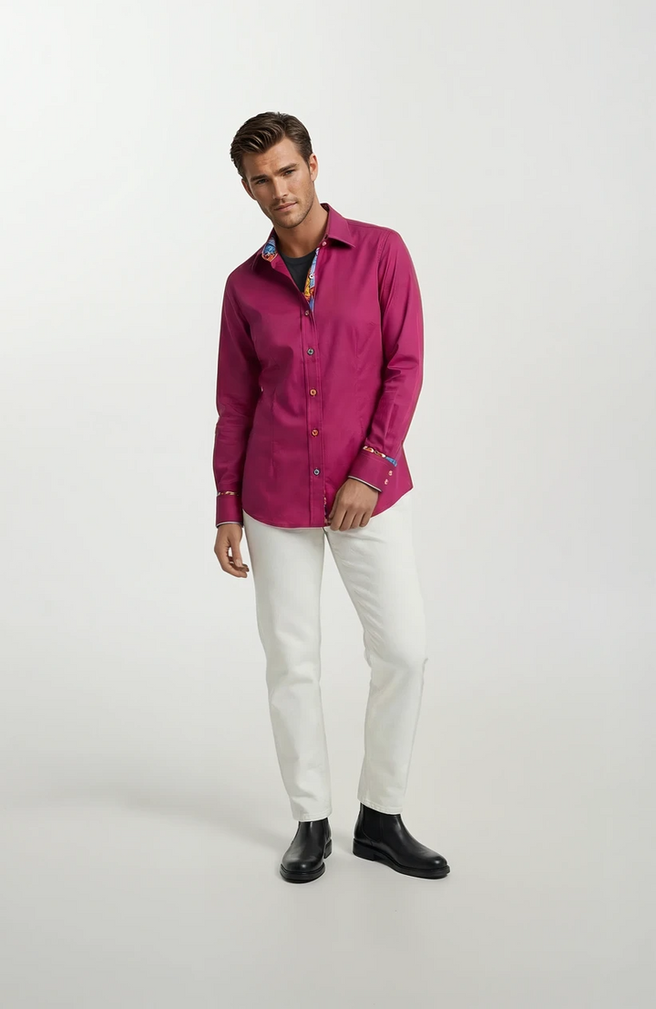 Claudio Lugli Classic Fuschia Shirt