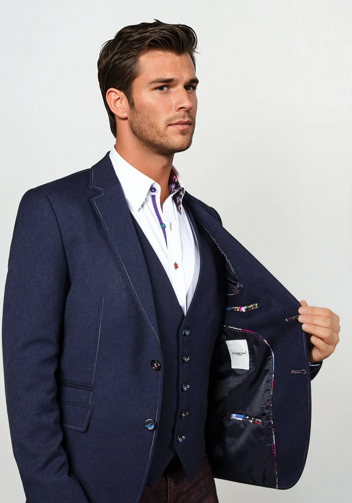Claudio Lugli Signature Fitted Jacket and Waistcoat