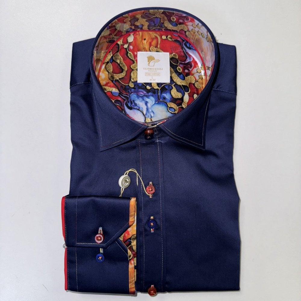 Claudio Lugli Classic Navy Shirt